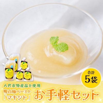 熊本県 八代市産 晩白柚 ペースト「マキシト」『お手軽セット』(合計740g)_189-4079-C