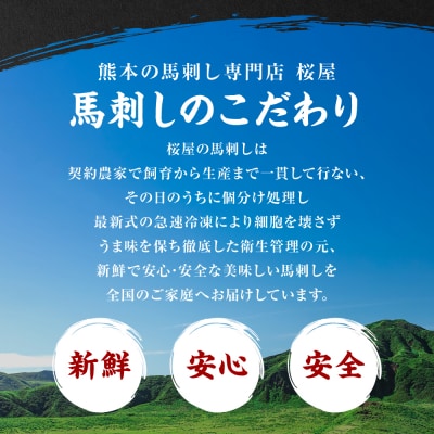 【桜屋】 馬肉 焼肉用500g カット済み_204-6467-A
