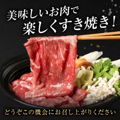 【GI認証】 くまもとあか牛 すき焼き用 500g_204-6364-A