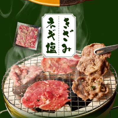 【訳あり】 牛タン 2種 味付き 薄切りスライス 食べ比べ 合計500g_233-6681