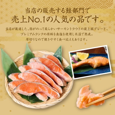 プレミアムサーモントラウト切身 (甘塩) 約500g_257-6393-A