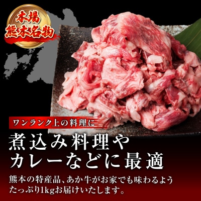 あか牛スジ 1kg お肉 牛肉 冷凍_212-5241