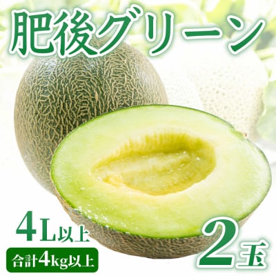 肥後グリーンメロン 4L以上2玉_232-6479-A