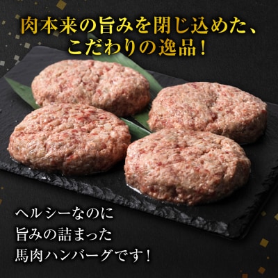 馬肉ハンバーグ 150g×10個 【熊本県産 ジャージー牛乳使用】_289-6740