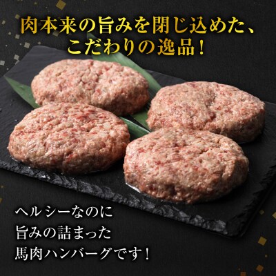 【定期便6回】馬肉ハンバーグ 150g×10個 【熊本県産 ジャージー牛乳使用】_289-6742