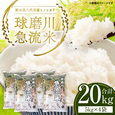 《令和7年産》熊本県八代市産 球磨川急流米 ヒノヒカリ 20kg_131-4801-D