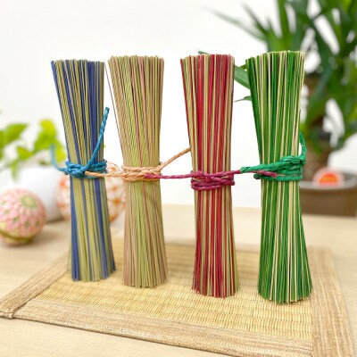 置きいぐさ(タバーイ)4本セット(赤、青、緑、ピンク)_024-4649