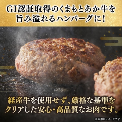 GI認証 くまもとあか牛100%使用 くまもとあか牛ハンバーグ 150g×6個_229-6705