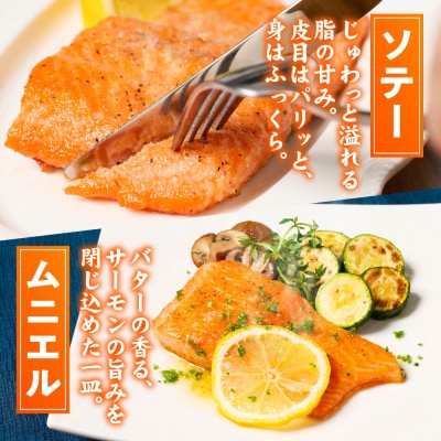 八代 教室育ちサーモン フィレ800g以上_295-6808