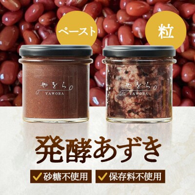 発酵あずき2個セット[秋田県産あかね大納言 粒・ペースト]140g×2|22_ywr-090201