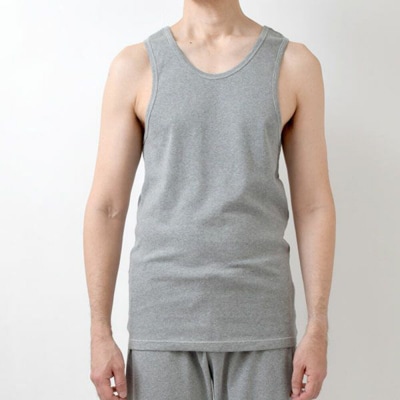 nayuta メンズ リラクシングウェア タンクトップ グレー【M】|22_hmn-050101bb