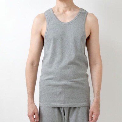 nayuta メンズ リラクシングウェア タンクトップ グレー【L】|22_hmn-050101bc