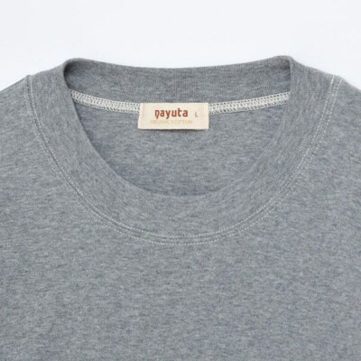 nayuta メンズ リラクシングウェア 半袖トップス グレー【M】|22_hmn-060101b