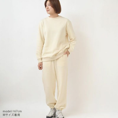 nayuta 裏起毛あったか スウェットシャツ 生成【L】|22_hmn-070101ac