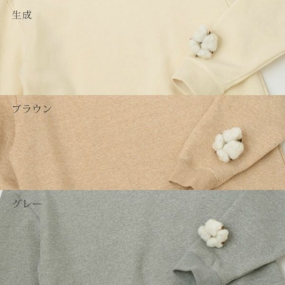 nayuta 裏起毛あったか スウェットシャツ グレー【L】|22_hmn-070101cc