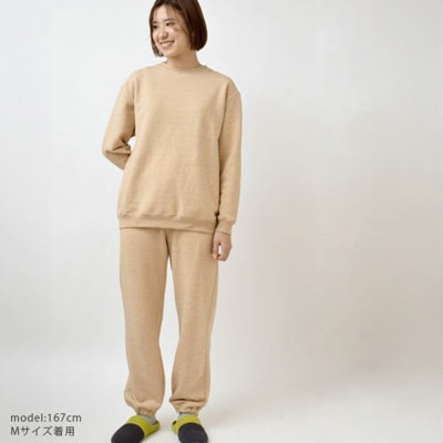 nayuta 裏起毛あったか スウェットパンツ ブラウン【L】|22_hmn-080101bc