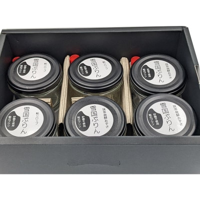 雪国ぷりん6個セット[糀シロップ3個・抹茶発酵あずき3個]|22_ywr-120601