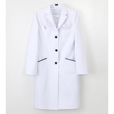 女子シングルドクターコート【L】聴診器専用ポケット付 SD-3360|22_nhk-050101c