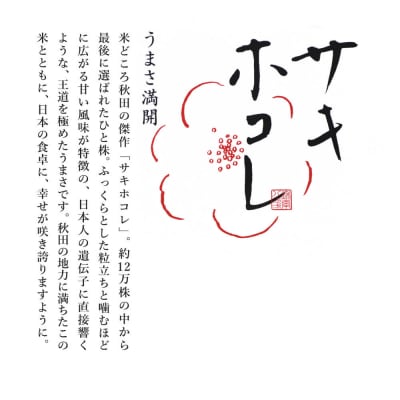 米 令和7年産 サキホコレ【精米】秋田ブランド米 5kg|22_aqd-080501