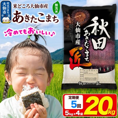 《5ヶ月》米 あきたこまち【無洗米】20kg 令和7年産|22_snk-032005