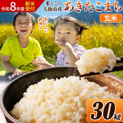 《令和8年産》 米【玄米】30kg(30kg×1袋)|22_ssn-023001s