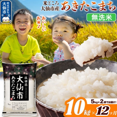 米《12ヶ月》あきたこまち【無洗米】10kg|22_ssn-031012