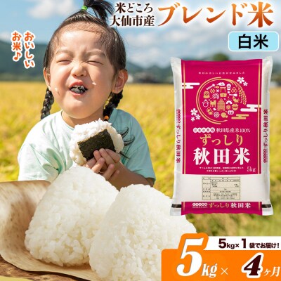 米《4ヶ月》  ブレンド米【白米】5kg|22_ssn-040504h