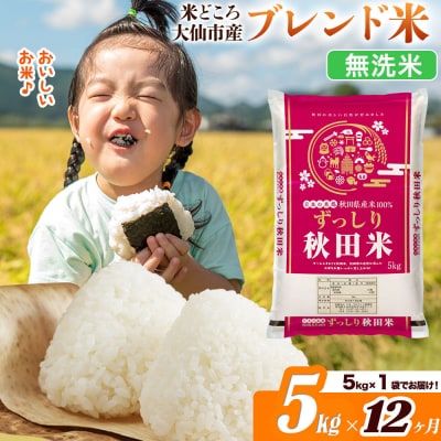 米《12ヶ月》  ブレンド米【無洗米】5kg|22_ssn-040512m