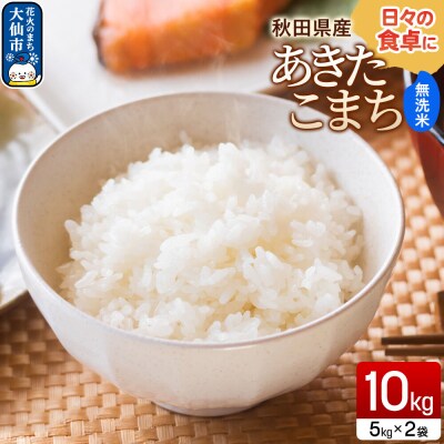 米 あきたこまち【無洗米】10kg(5kg×2袋)令和7年産 秋田県産|22_sef-021001