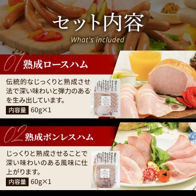 嶋田ハム ハムの食べ比べセット|22_sdh-060101