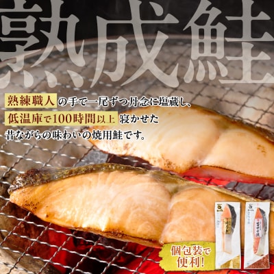 鮭乃丸亀　北海道産の熟成鮭といくらの豪華セット!鮭彩り詰合せ_hs034-002