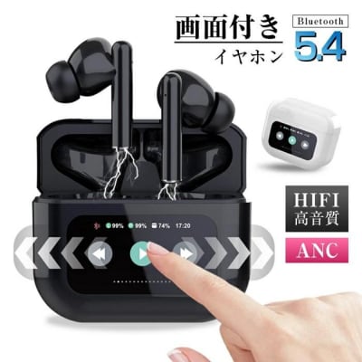 完全ワイヤレスイヤホン＜ブラック＞Bluetooth5.4