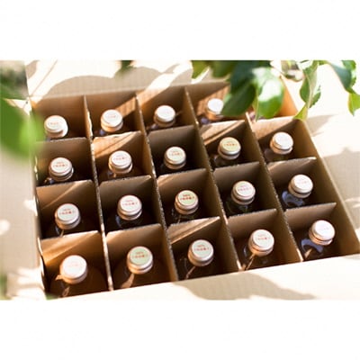 鹿角産 高原りんごジュース 300ml×20本【としま農園】