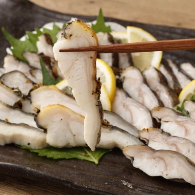 土佐の藁焼き ウツボのたたき1節  漁師町伝統タレ・にんにく・ネギ付 冷凍【R00399】