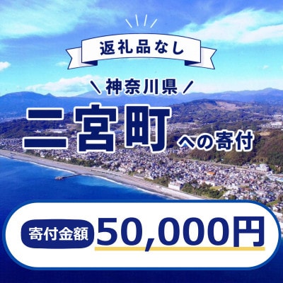 【返礼品なし】神奈川県二宮町への応援寄付金(1口 50,000円)