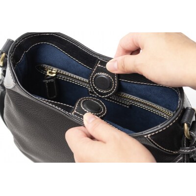 SOMES ショルダーバッグ クロスボディ(ブラック)IL-47 [12260772-a]  ◎