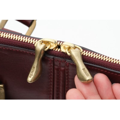 SOMES バッグ タテ型ブリーフ (バーガンディ)HE-01 [ソメス12260818-a]  ◎