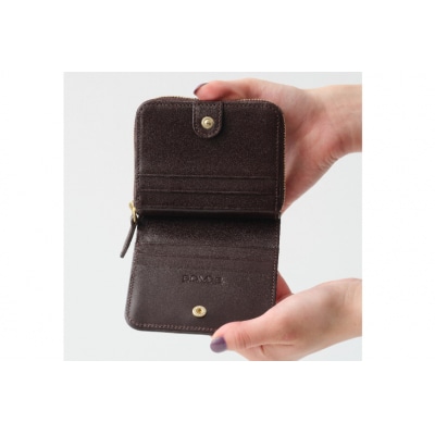 SOMES 二つ折り財布 (ブラウン)PT-85 [ソメスサドル 12260813-a]  ◎