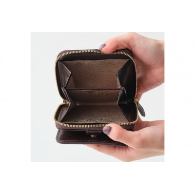 SOMES 二つ折り財布 (ブラウン)PT-85 [ソメスサドル 12260813-a]  ◎