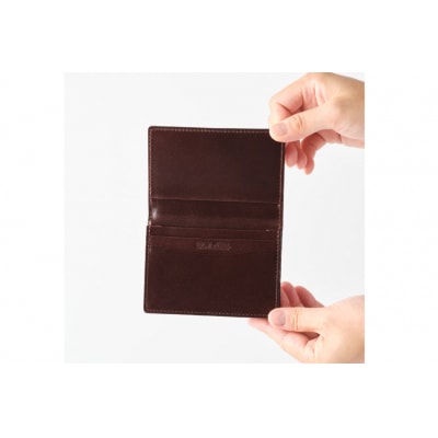 SOMES 名刺入れ (ブラウン)PT-89 [ソメスサドル 砂川市 12260812-a] ◎