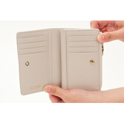 SOMES LF折財布 (アイボリー)PT-73 [ソメスサドル 12260816-a]  ◎