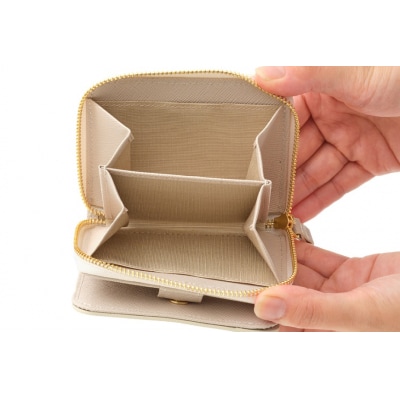 SOMES 二つ折り財布 (アイボリー)PT-75 [ソメスサドル 12260815-a] ◎