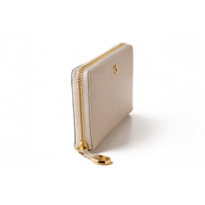 SOMES PT-71 ラウンド長財布 (アイボリー) [ソメスサドル 12260856] ◎