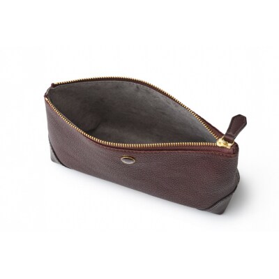 SOMES RE-35 ポーチ (ブラウン) [ソメスサドル 北海道 砂川市 12260855] ◎