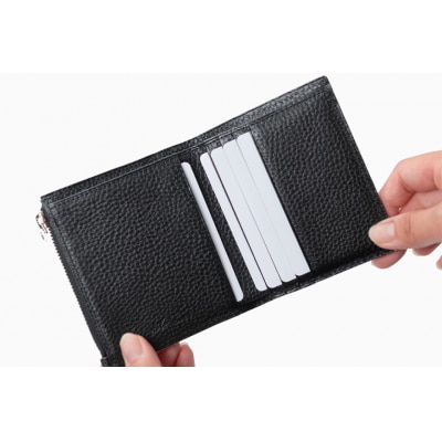 SOMES GL-10 二つ折り財布 ブラック [ソメスサドル 砂川市 12260872] ◎