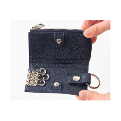 SOMES　GL-03　キー&コインケース　(ネイビー)[12260312] ◎