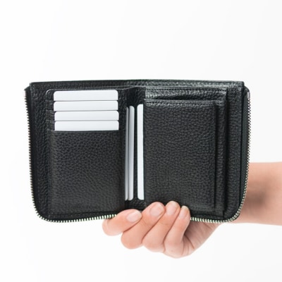 SOMES GL-02 LF札入れ ブラック 財布 [ソメスサドル 12260875] ◎