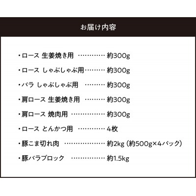 天草プレミアムポークよりどりセット約5.5kg_S058-027