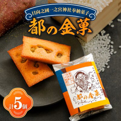 【日向之國一之宮神社奉納菓子】都の金菓(計5個)【T038-0105】