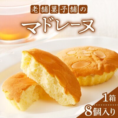 老舗菓子舗のマドレーヌ 計8個 焼き菓子【T035-0015】